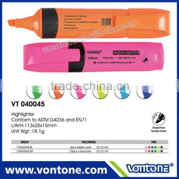 Promotional fashion recycled highlighter pen