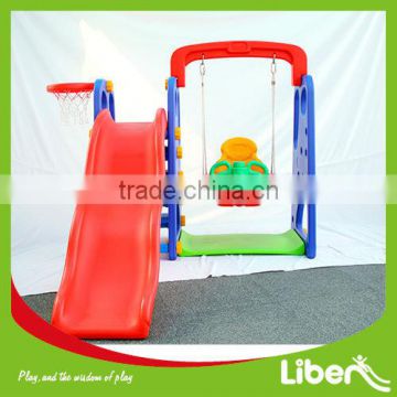 high quality plastic indoor slides for sale, child indoor slide set with swing                        
                                                Quality Choice