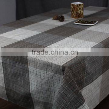 100% Polyester Home Use Fashion Check Cheap Table Cloth photo-4