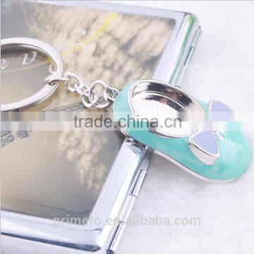 Creative Running Sport Keychain Epoxy Brazil Mini Slippers Shoe Key Chain photo-2