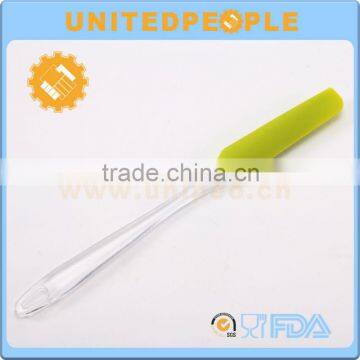 Sophisticated Baking Tool Clear PS Handle Silicone Spatula