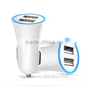 REYON PC Fireproof Mini Dual Usb 2.4A Car Charger for Asus Vivobook With LED Indicator photo-2