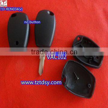 Tongda TD-REN034(V),no button blank key shell with VAC102 key blade for Renault