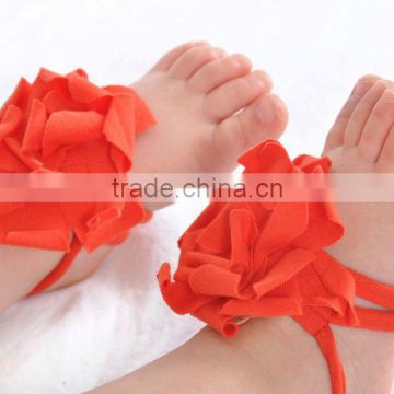 Baby sandals/petals sandals.toe blooms.toddler flower shoes