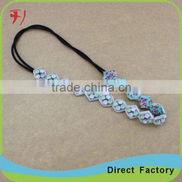 Newest design top quality rhinestones crystal headbands for long hair