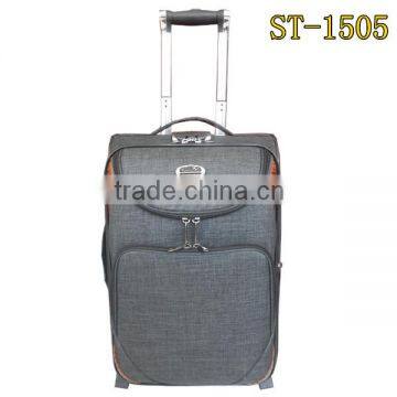 fancy travel soft luggage bag two wheels or four wheels