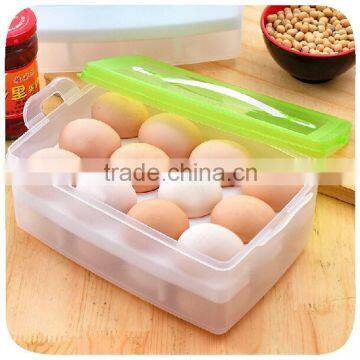 J452 Double egg fresh box, household portable storage box