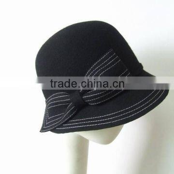 Woman wool felt hat in wholesale