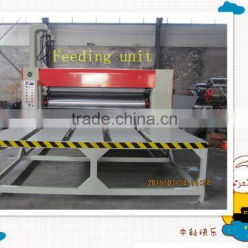 High speed semi automatic corrugated carton printing slotting machine