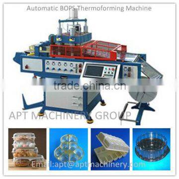 JHS-510/580 High Speed OPS/PET Thermoforming Machine with automatic stacking