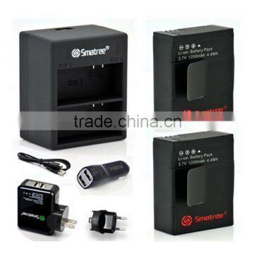 sport action camera accessories battery charger hero3+ hero3