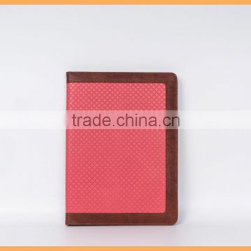 Fashion classic grid pattern smart leather cover case for ipad air