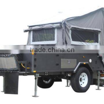 Rear Fold Camper Trailer Off Road For Sale With Toilet