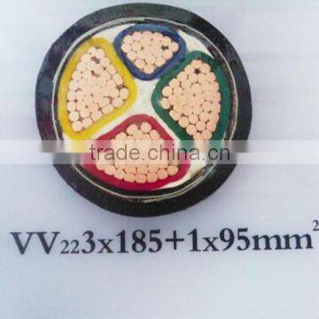 Copper core XLPE insulated PVC sheathed STA cable steel tape armoured cable