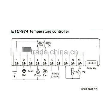 230V NTC Cold Storage ETC-974 C F Temp Thermostat Temperature Controller photo-5