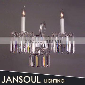  express antique indian style new design purple crystal stained glass 2 candle holders chandelier wall lamp