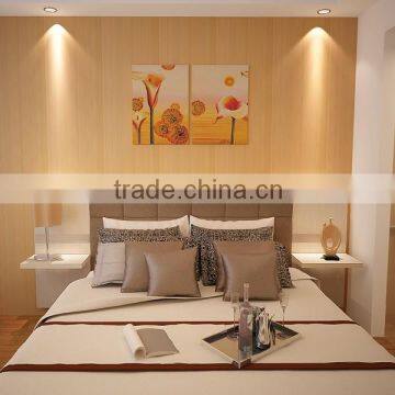 Indonesia Hotel Project Bedroom Furniture Wardrobe and Double Bed