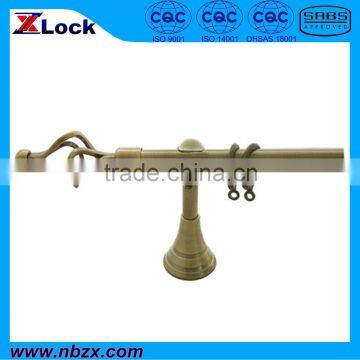 Antique Brass Curtain Rod T28, 19mm / 22mm / 25mm / 28mm, 1.6m~6m