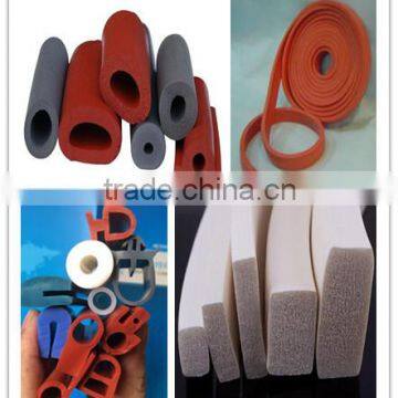 Silicone edging strip foam tube custom-made soft silicone foam