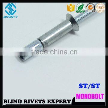 WATER-PROOF STRUCTURE S-BOLT RIVETS