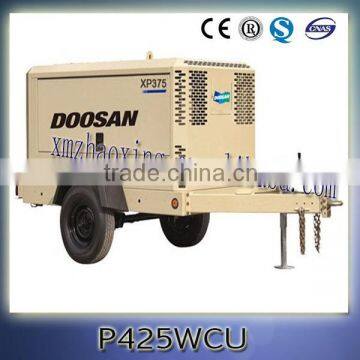 DOOSAN high pressure portable diesel screw air compressor