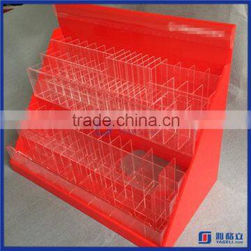 First hand factory custom made red acrylic pen holder & stand / acrylic display holder