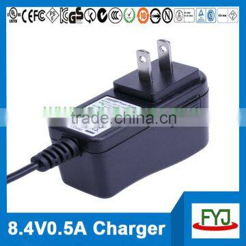 8.4v 500ma Charger 7.4v Rechargeable Battery Pack Charger With EU US UK AU Plug YJP-084050 photo-4