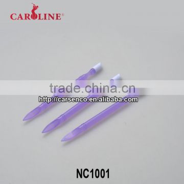 NC1001 plastic nail pusher with nail eraser