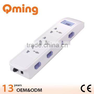 3 ways universal with 2USB Extension Socket