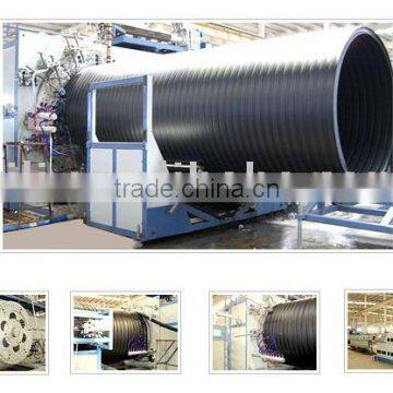 Plastic Hollow Wall HDPE Winding Pipe Extrusion Line