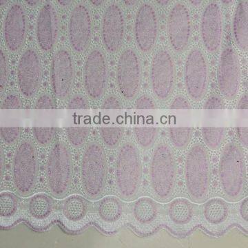 Elegant African Beautiful Big Lace Polish Big Lace Wedding Dress for Evening Dress With Breads photo-4