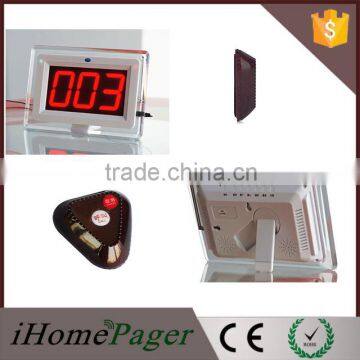 Restaurant wireless table cal button waiter calling system