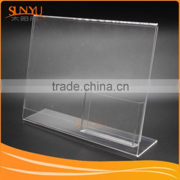 Office Usage Clear Acrylic Poster Paper Holder