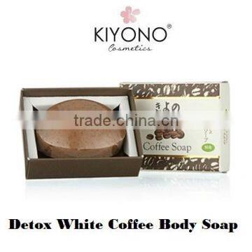 "KIYONO" DETOX WHITE COFFEE NATURAL SOAP FOR BATH AND BODY SKIN WHITENING SOAP photo-3