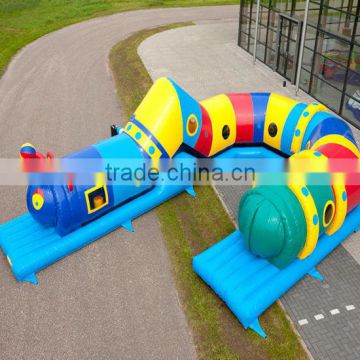 inflatable tunnel, inflatable caterpillar tunnel