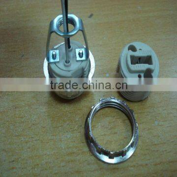 52) big G9 ceramic lampholder (push-in for cable with 6mm copper end)