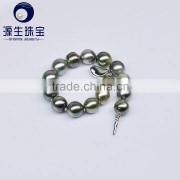 Mixed Color Fashion Stylish Tahitian Womens Black Pearl Bracelets Wholesale