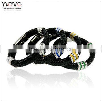 fashion bracelet mens bracelets mens bracelets stainless steel leather bracelet men