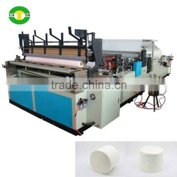 Coreless paper towel roll making machine