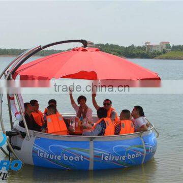 HEITRO 2016 new design water sport park PE material BBQ donut boat