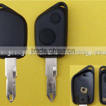 Peugeot 206 key blank for best price no logo 2 buttons wholesale