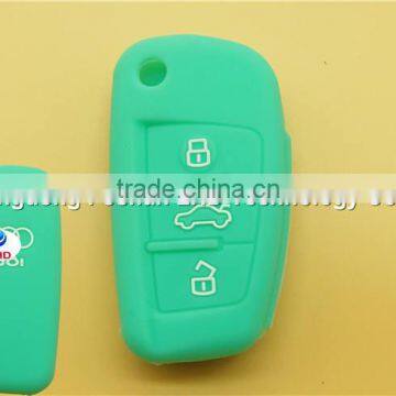 Concessions 3 botton silicone key case shell cap for remote key shell colorful silicone key