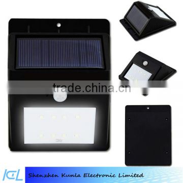 Super Bright LED Solar Powered Wireless Security Motion Sensor Light with Three Intelligent Modes