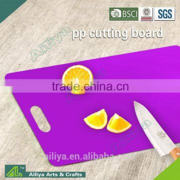 FDA LFGB approved abrasion resistance eco-friendly flexible durable multifunctional polypropylene cutting board                        
                                                Quality Choice