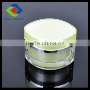 50ml/1.5OZ Eye Shape Plastic Jar,Green Cream Container for nail art