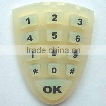 2012 The hot selling eco-friendly silicon numeric keypad