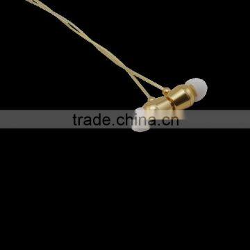 in-ear earphone metallic earbuds for MP3 heasdphone /headset