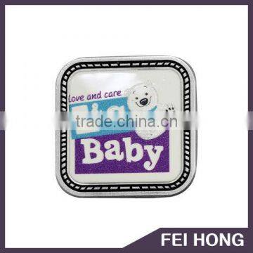 Customized own pattern printed button pins for promotion gifts