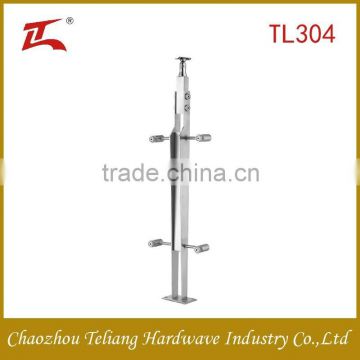 304/316 stainless steel baluster post for stair design,glass railing,balcony,indoor construction