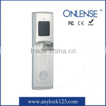 Security hotel door lock wireless controlled by computer from Guangzhou manufacturer